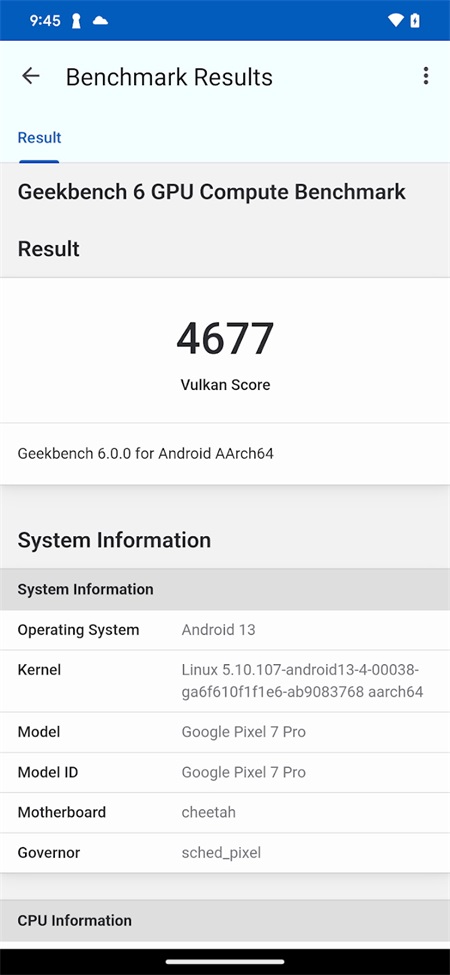 Geekbench6分数排行榜最新版本